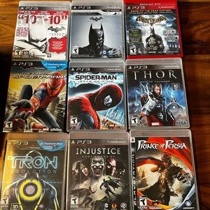 PS3 Games - Batman, Spider-Man and more